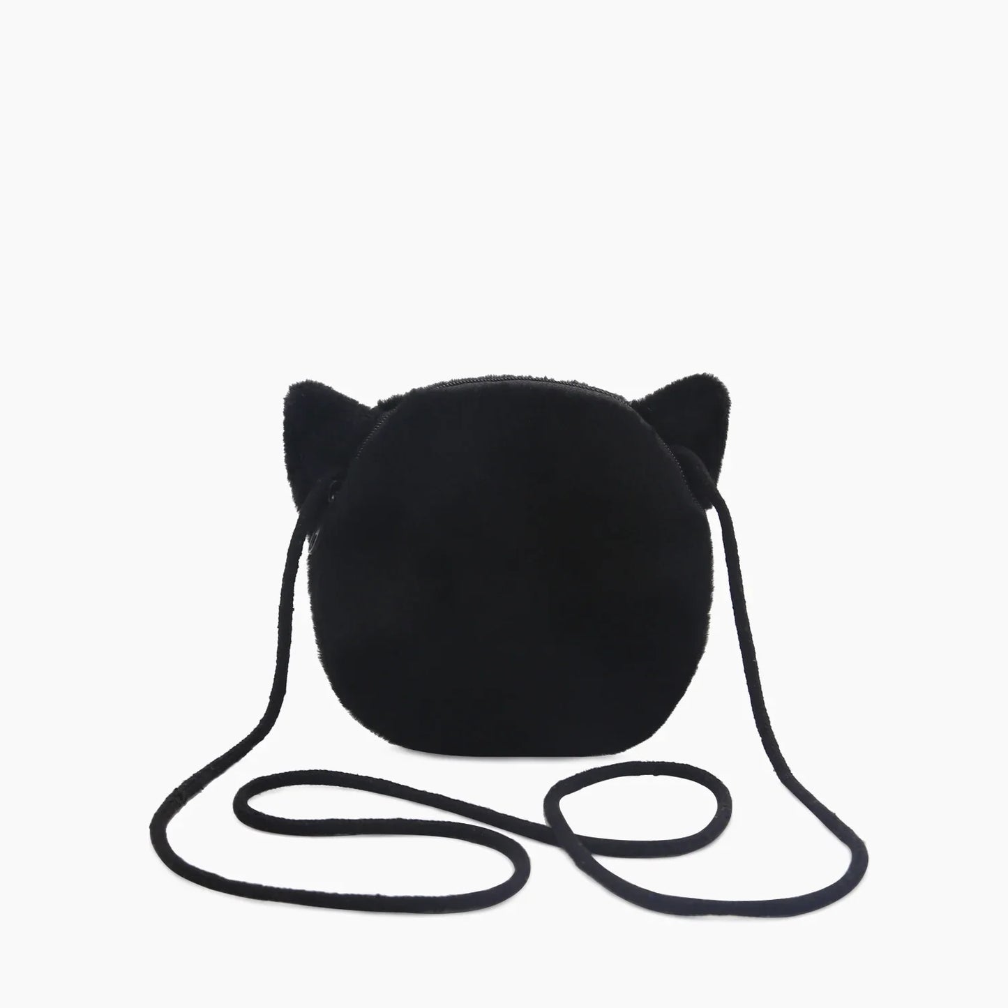 Cartoon Cute Cat Crossbody Bag Coin Wallet Boys and Girls Plush Material Mini Shoulder Bag